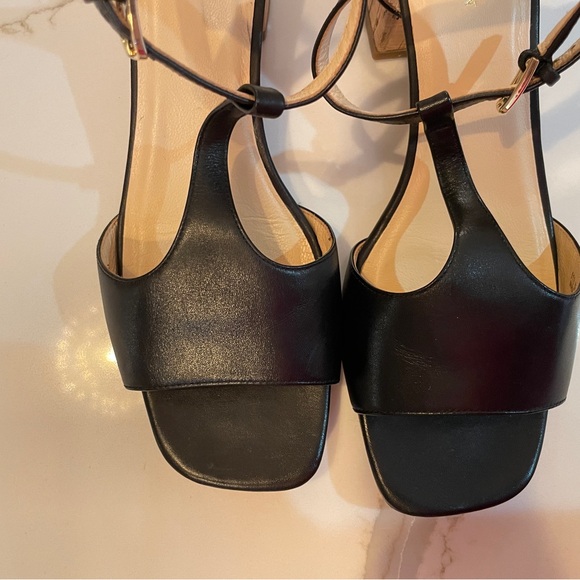 Cole Haan LUCI Leather Block Heel, Ankle Strap, Size 7.5. EXCELLENT CONDITION! - Picture 2 of 7